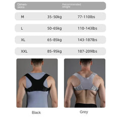 Back Posture Corrector Adjustable Neck Brace Training Equipment Home Office Man Woman Postura Shoulder Support Correction Belt
