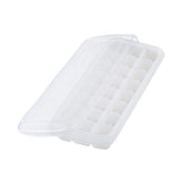 Silicone Ice Cubes Tray with Lid 24 Cubes Jelly Maker frozen Molds Easy-Release for Whisky Cocktail Cola Baby Food and Drinks