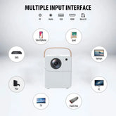 Portable Smart 4K Projector Mini Home Theater Android Outdoor Wifi Bluetooth LED Video Game Phone Cinema Speaker