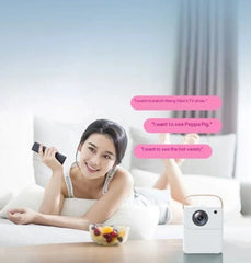 Portable Smart 4K Projector Mini Home Theater Android Outdoor Wifi Bluetooth LED Video Game Phone Cinema Speaker