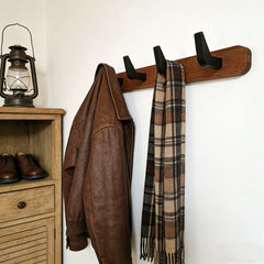 Walnut Color Hook Clothes Hat Wall Hanging Closet Door Entry l Coat Hook Retro Chinese Sle Batoom Organizer Tool
