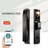 Face Smart Doorbell Lock Fingerprint Keyless Entry Door Lock Front Door Smart Lock with Code - Smart Lock with APP Control