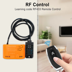 Tuya WiFi Temperature Humidity Sensor With External Probe for Smart Home Hygrometer APP Monitoring For Plants Aquarium Winery
