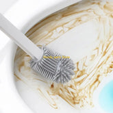 97QC Flexible Bendable Silicone Toilet Brush Bathroom Toilet Cleaning Replacement Brush Toilet Bowl Cleaner Tool Enduring