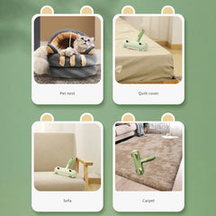 Portable Pet Hair Remover Brush Strong Adhesion Manual Lint Remove For Sweaters Sofa Clothes Pet Dog Cat Scrapers Cleaning Tools