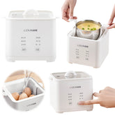 220V Smart Egg Cooker 300W Automatic Steamed Boil Breakfast Machine Electric Egg Boiler Egg Custard Steaming Cooker Machine