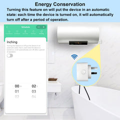 AU New Zealand Plug Tuya Smart WiFi 16A APP Monitor Power Consumption Timing Remote Control ON OFF Works with Google Home Alexa