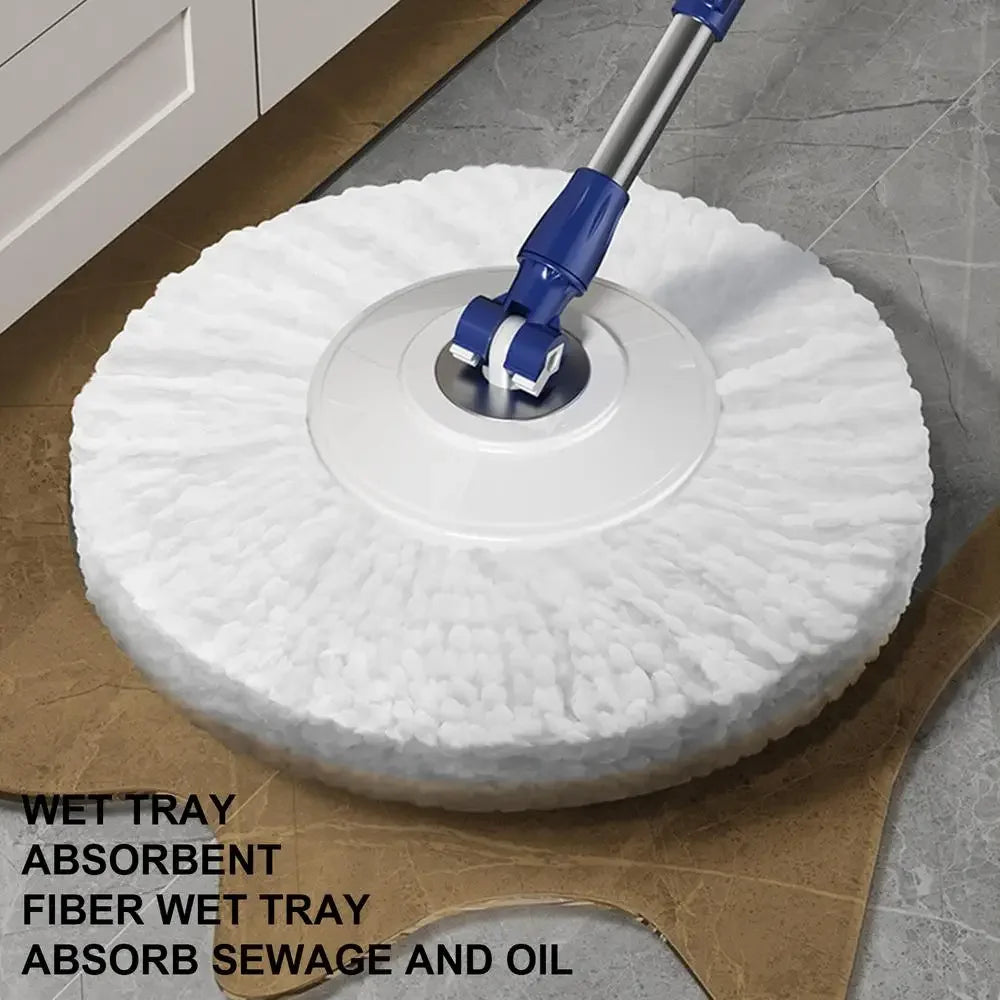 Mop And Bucket Set With Wringer Adjustable Handle Spinner Detachable Mop Bucket Set Wet Dry Floor Cleaning System Labor-Saving