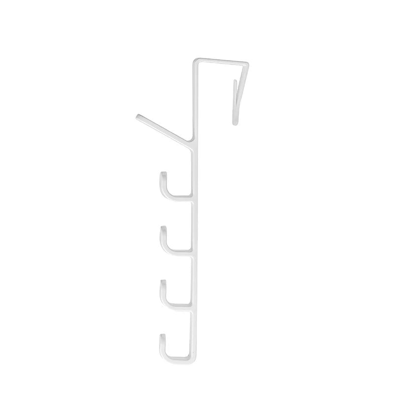 Bedroom Door Hanger Clothes Plastic Portable Home Storage Organization Hooks Hanging Rack Over Door Purse Holder For Bags Rails