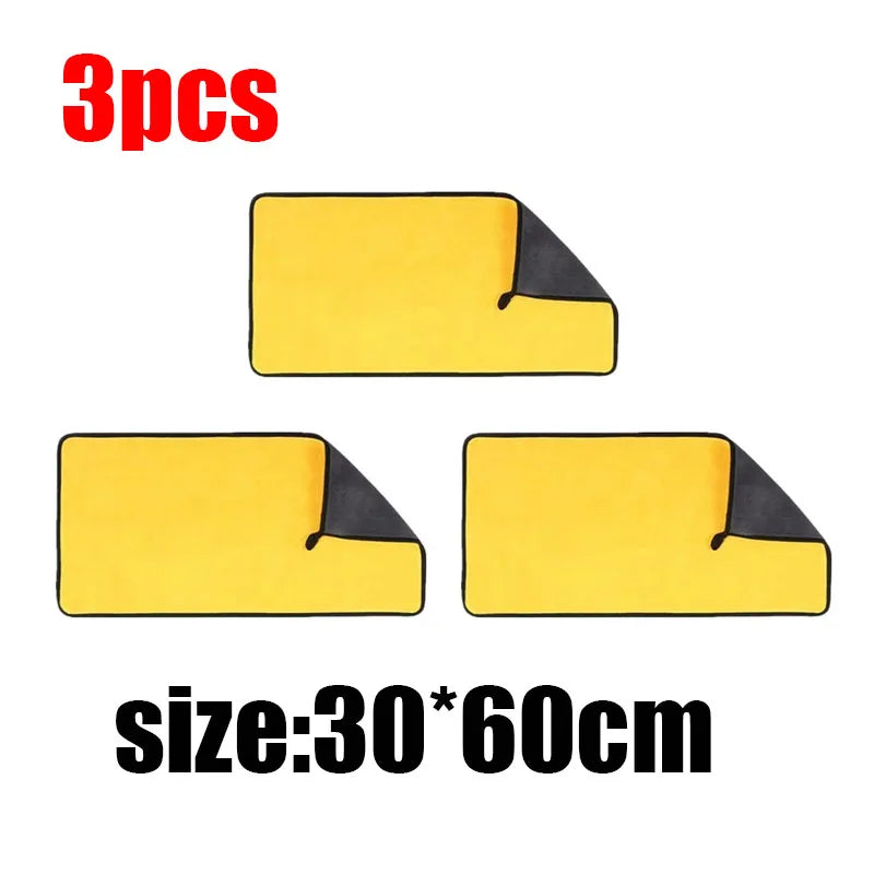 1/2/3/4pcs Car Wash Microfiber Towel Car Cleaning Drying Cloth Car Care Cloth Detailing Microfiber Towel Car Microfiber Cloth