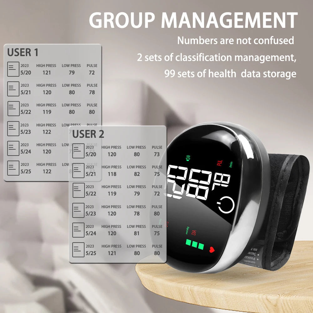 Electronic Blood Pressure Monitor + Forehead Thermometer + Blood Oximeter Three-Piece Combination Health Monitoring Set
