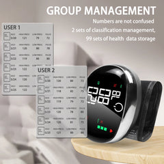 Electronic Blood Pressure Monitor + Forehead Thermometer + Blood Oximeter Three-Piece Combination Health Monitoring Set