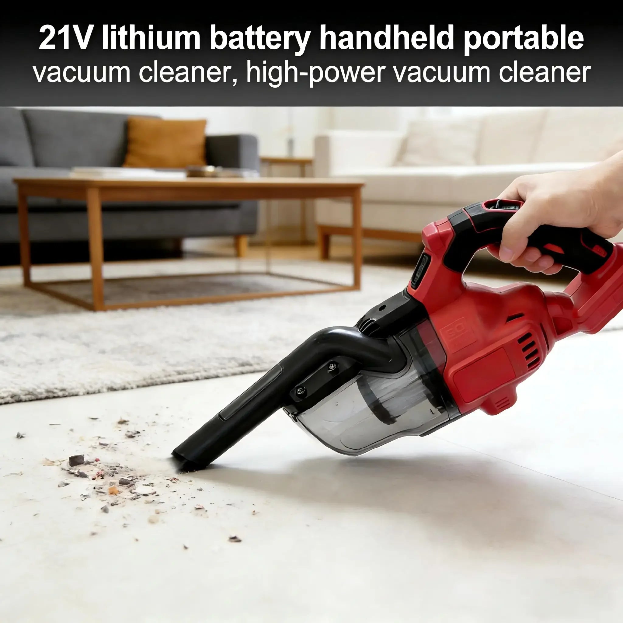 For Milwaukee LED Cordless Electric Vacuum Cleaner Portable Household Industrial Construction Cleaning Tool 18v Battery