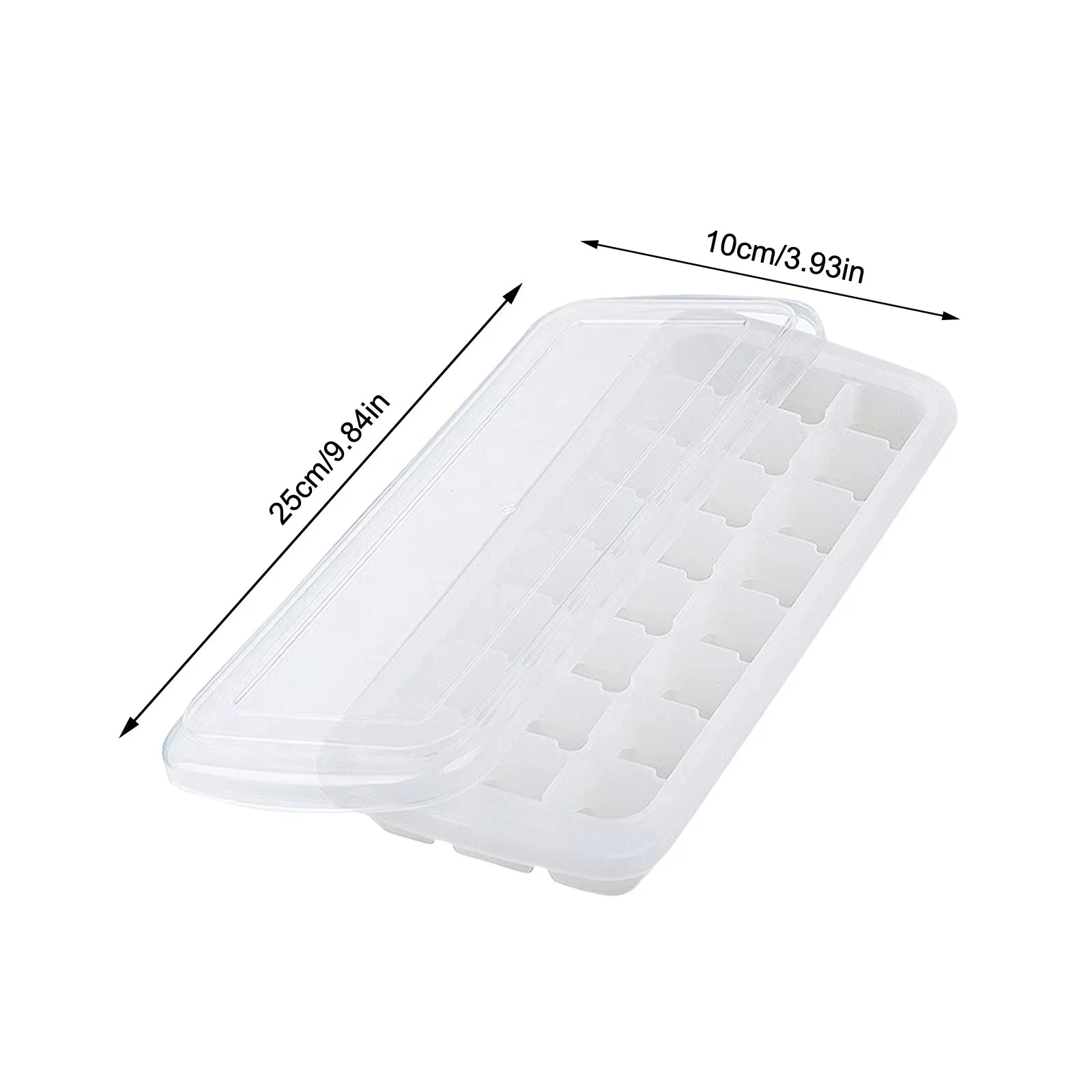 Silicone Ice Cubes Tray with Lid 24 Cubes Jelly Maker frozen Molds Easy-Release for Whisky Cocktail Cola Baby Food and Drinks