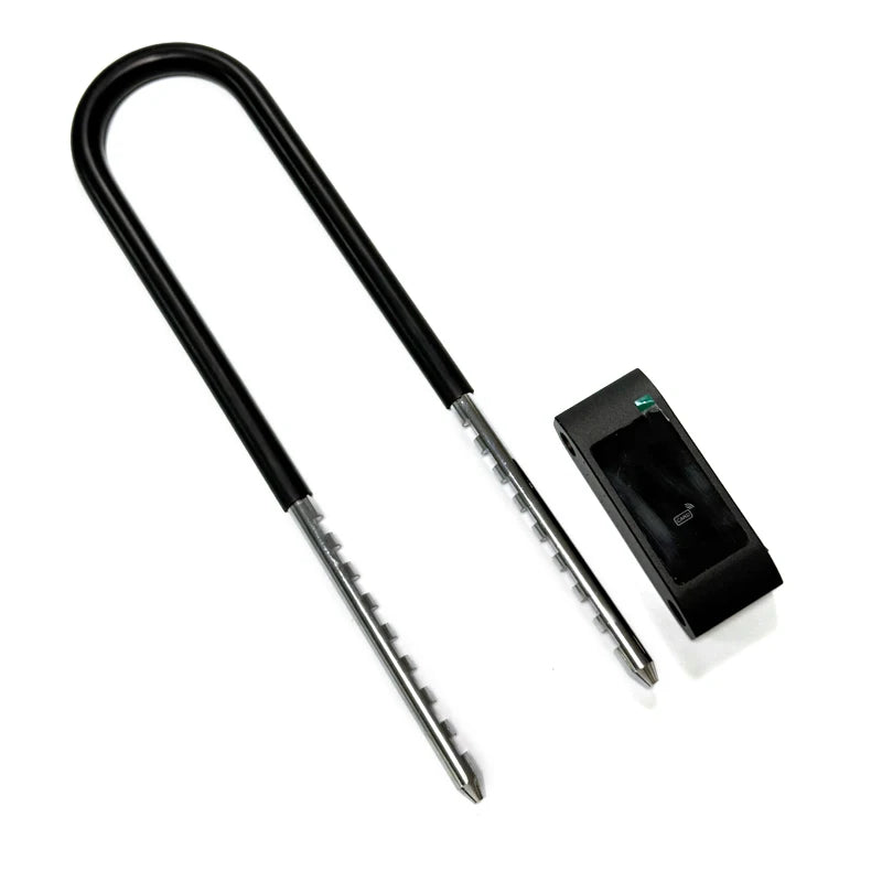 U-shaped fingerprint glass door lock intelligent biometric keyless digital code u-shaped lock