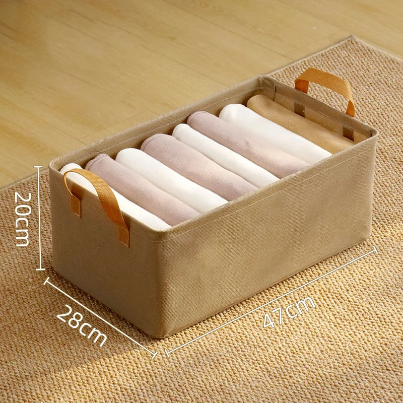 Thicken Wardrobe Clothes Organizer For Pants Sweater Jeans Storage Box Drawers Closet Clothing Divider Organizers