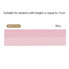 5Pcs Adjustable Drawer Divider DIY Household Combination Partition Board Space-saving Storage Organizer Cabinet Closet Separator