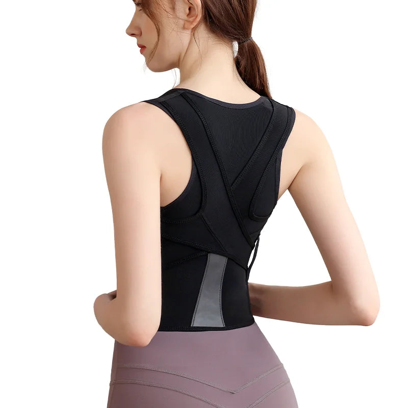 Back Posture Corrector Adjustable Neck Brace Training Equipment Home Office Man Woman Postura Shoulder Support Correction Belt