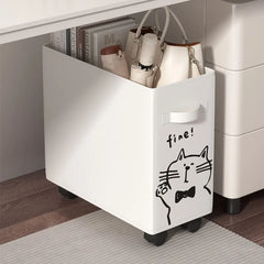 40cm Folding Laundry Basket Large Capacity Storage Box With Roller For Clothes Fitness Equipment Snack Toy Office Organizer Box