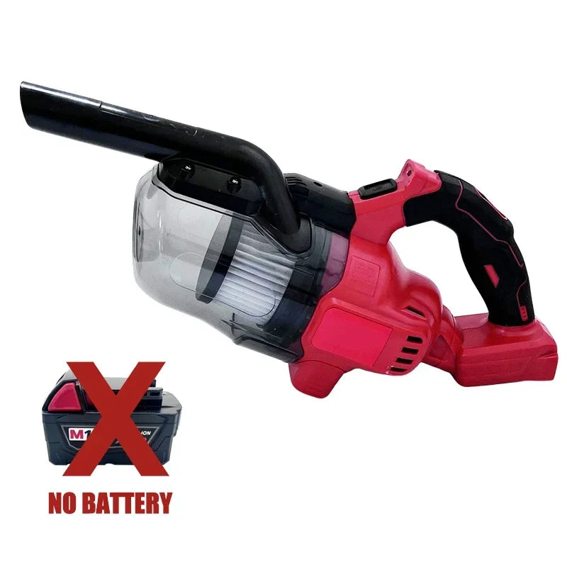 For Milwaukee LED Cordless Electric Vacuum Cleaner Portable Household Industrial Construction Cleaning Tool 18v Battery