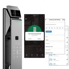 Face Smart Doorbell Lock Fingerprint Keyless Entry Door Lock Front Door Smart Lock with Code - Smart Lock with APP Control