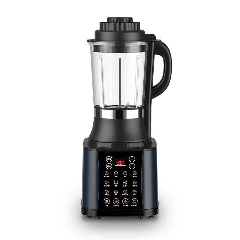 Smart Portable Blender with Touchpad Controls Multifunctional Electric Juicer and Mixer for Kitchen Use Glass Container