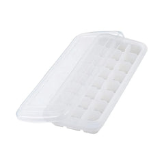 Silicone Ice Cubes Tray with Lid 24 Cubes Jelly Maker frozen Molds Easy-Release for Whisky Cocktail Cola Baby Food and Drinks