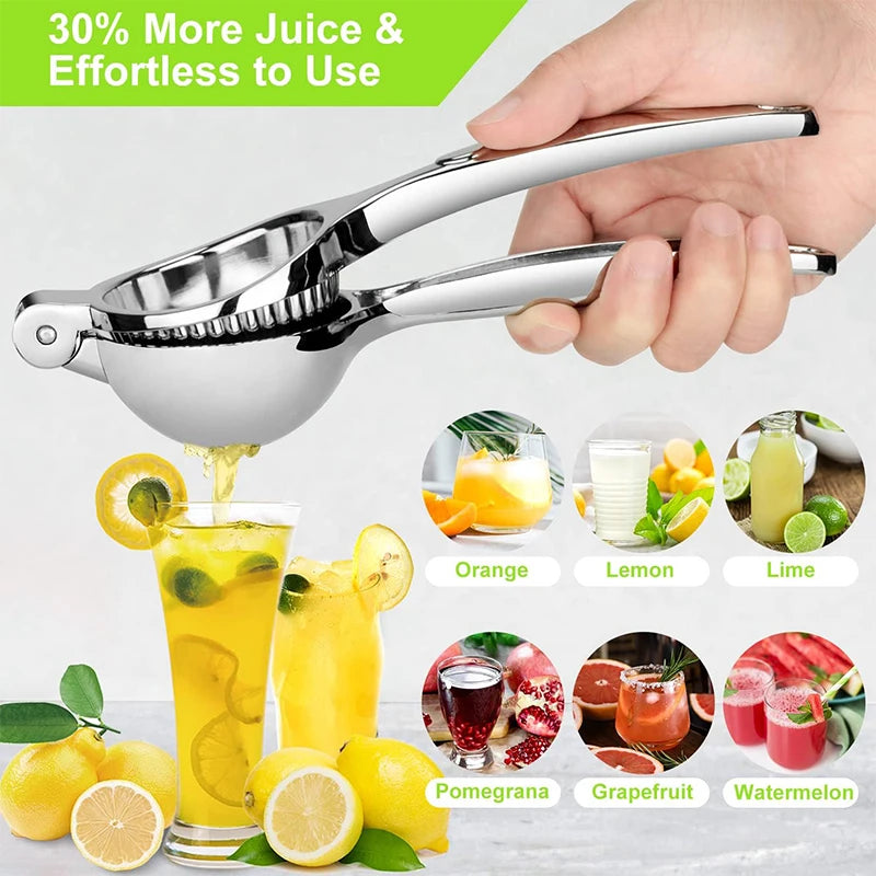 Manual Lemon Squeezer Zinc Alloy Lemon Juicer Squeezer Heavy Duty Lemon Press Squeezer Kitchen Citrus Juicer Hand Press