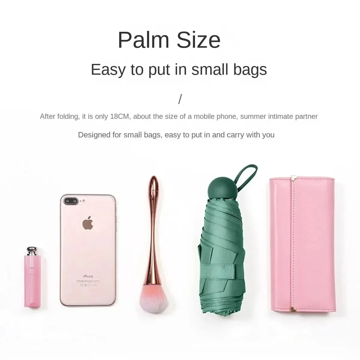 Sun Umbrella Travel Umbrella Compact Ultralight Mini Portable Waterproof Folding Umbrella Men And Women Umbrella