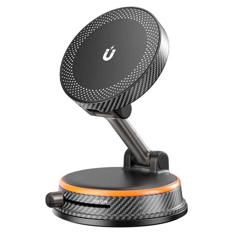 Magnetic Wireless Car Charger Mount Vacuum Suction Cup Phone Holder Stand For iPhone 17 16 15 14 13 12 Pro Max Fast Charging