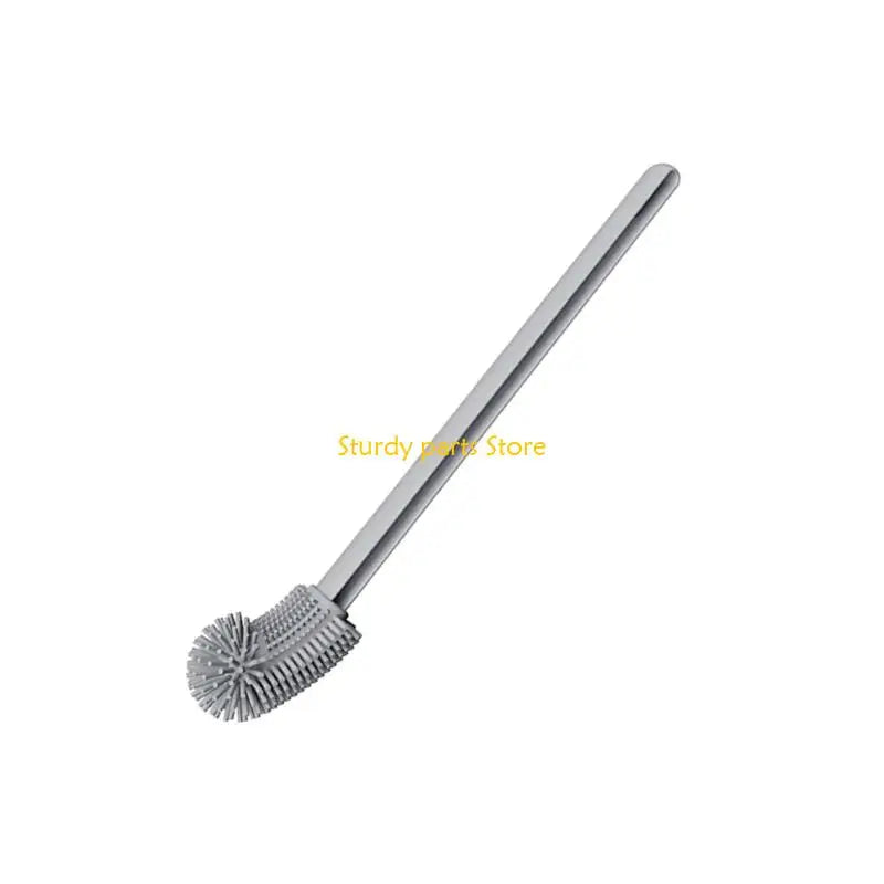 97QC Flexible Bendable Silicone Toilet Brush Bathroom Toilet Cleaning Replacement Brush Toilet Bowl Cleaner Tool Enduring