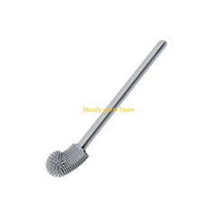 97QC Flexible Bendable Silicone Toilet Brush Bathroom Toilet Cleaning Replacement Brush Toilet Bowl Cleaner Tool Enduring