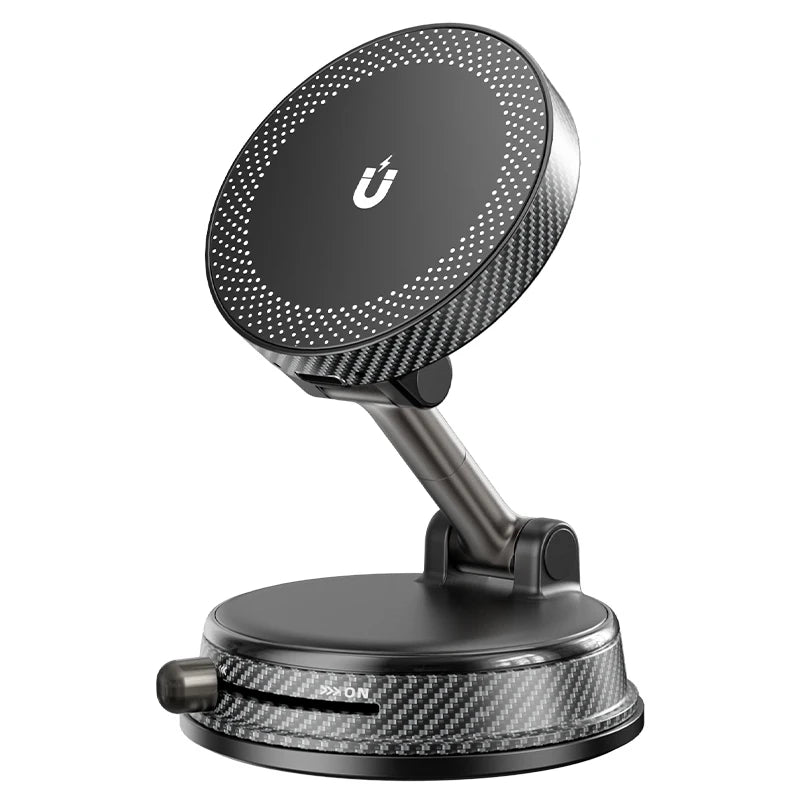 Magnetic Wireless Car Charger Mount Vacuum Suction Cup Phone Holder Stand For iPhone 17 16 15 14 13 12 Pro Max Fast Charging