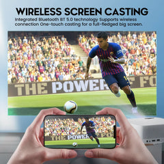 MY350 Projector Native 4K Projector 1080P Android 11 Wifi6 5G LED Video Home Theater Cinema Phone  Portable Mini Proyector Movie