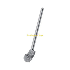 97QC Flexible Bendable Silicone Toilet Brush Bathroom Toilet Cleaning Replacement Brush Toilet Bowl Cleaner Tool Enduring
