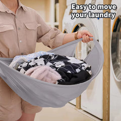 Foldable Portable Laundry Basket Hanging Bathroom Laundry Hamper Large Capacity, Can Be Placed Directly In Washing Machine