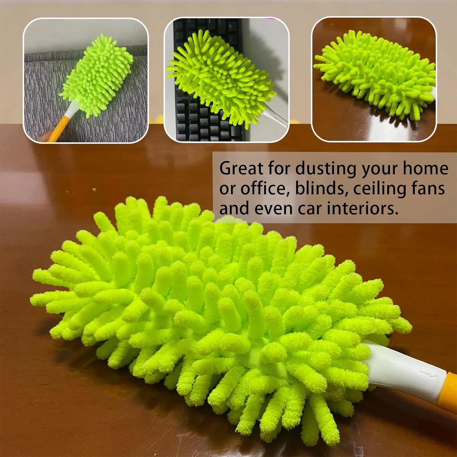 Microfiber Chenille Home Plastic Handle Dust Brush Ceiling Clean Multifunction Cleanninfg Tools Protable Car Dust Removal Duster