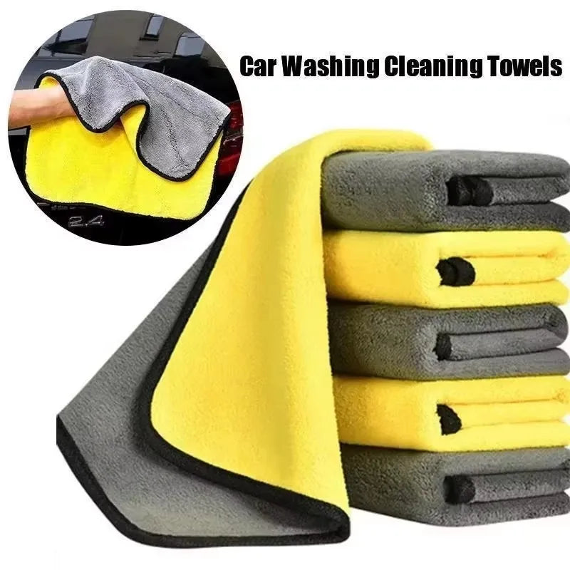 1/2/3/4pcs Car Wash Microfiber Towel Car Cleaning Drying Cloth Car Care Cloth Detailing Microfiber Towel Car Microfiber Cloth
