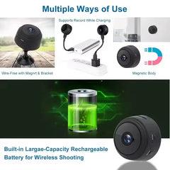 1080P HD Mini WiFi Camera Baby Monitor Indoor Safety Security Surveillance Night Vision Camcorder IP Cam Audio Video Recorder