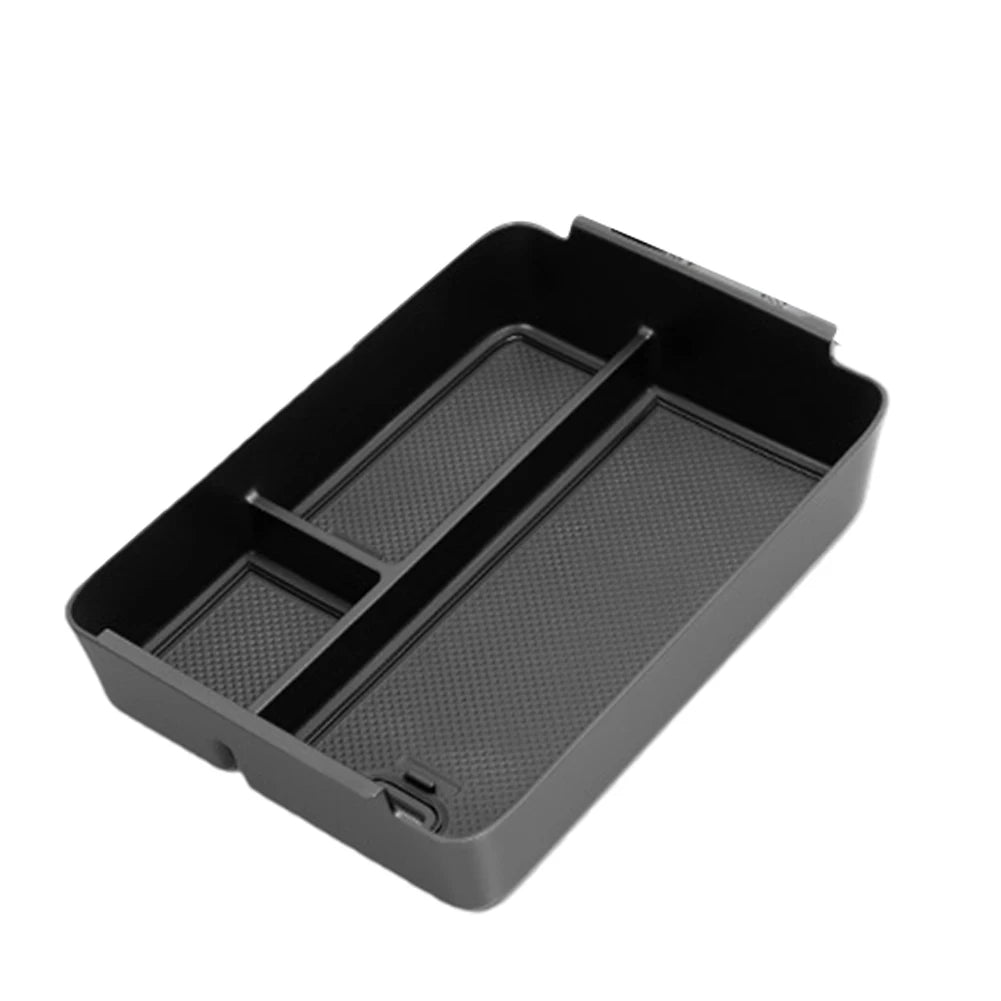 Car Wireless Charging Silicone Pad Armrest Storage Box For Hyundai For Santa For Fe Interior Storage Center Console Organizer
