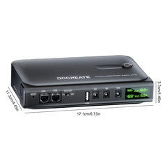 UPS Uninterruptible Power Supports 5V/9V/12V Portable Standby Uninterruptible Power Supply for Router Modem Security Camera