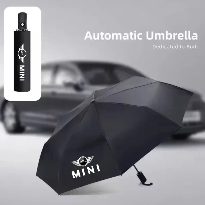 Car Automatic Folding Umbrella Portable Sunshade For MINI Cooper JCW WORKS R55 R56 F55 F56 R57 R58 R59 R60 R50 Accessories