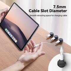 Joyroom 9 Pcs Cable Management Cord Organizer Magnetic Cable Clips Adhesive Wire Holder Keeper Under Desk Cord Hider JR-ZS468