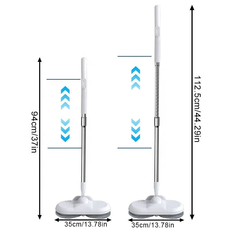 2025 Cordless Rechargeable Floor Cleaner - Electric Mop with Water Tank & Spray Function, Adjustable Rod for Deep Cleaning