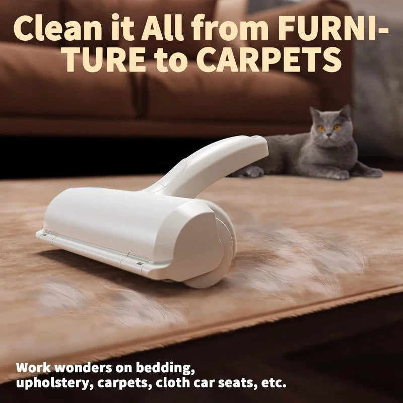 Reusable Pet Lint Roller - Dog Cat Hair Remover Roller, Easy to Clean Fur Removal Tool for Clothes Furniture,