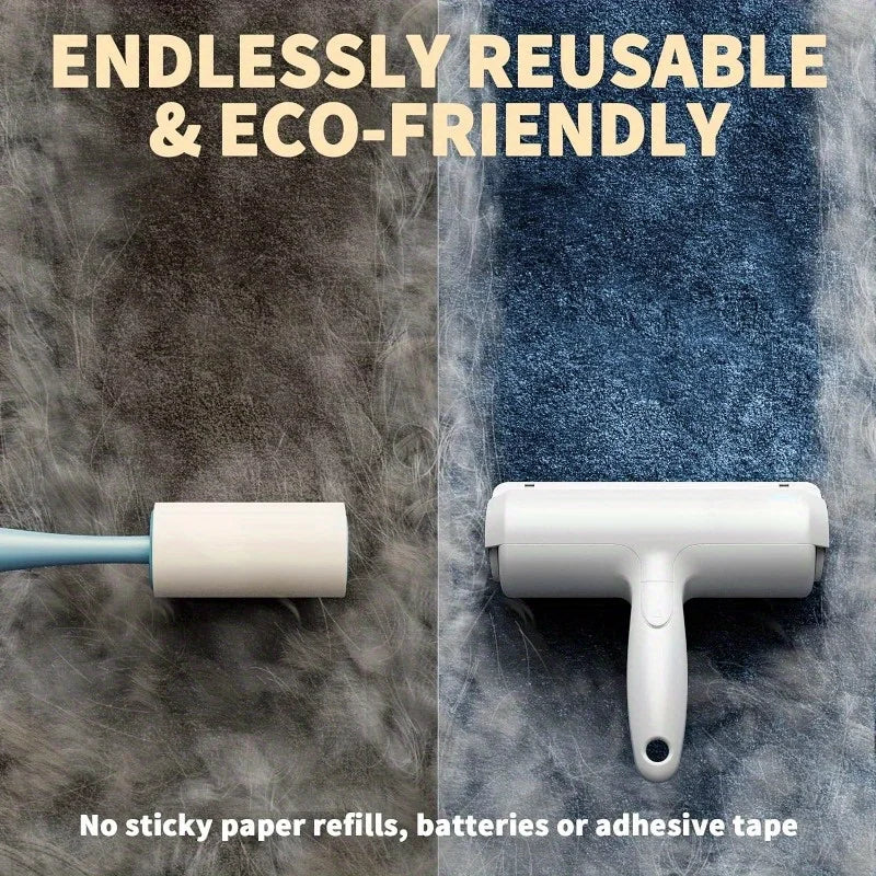 Reusable Pet Lint Roller - Dog Cat Hair Remover Roller, Easy to Clean Fur Removal Tool for Clothes Furniture,