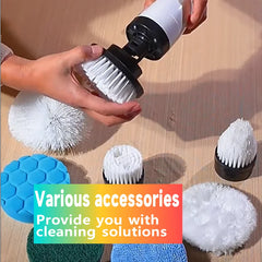 Cordless Household Spin Scrubber Kitchen Gadgets Hair Brushes Bathroom Broom Toilet  Multipurpose Cleaning Brush  Electric Mops