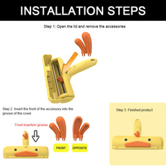 Portable Pet Hair Remover Brush Strong Adhesion Manual Lint Remove For Sweaters Sofa Clothes Pet Dog Cat Scrapers Cleaning Tools