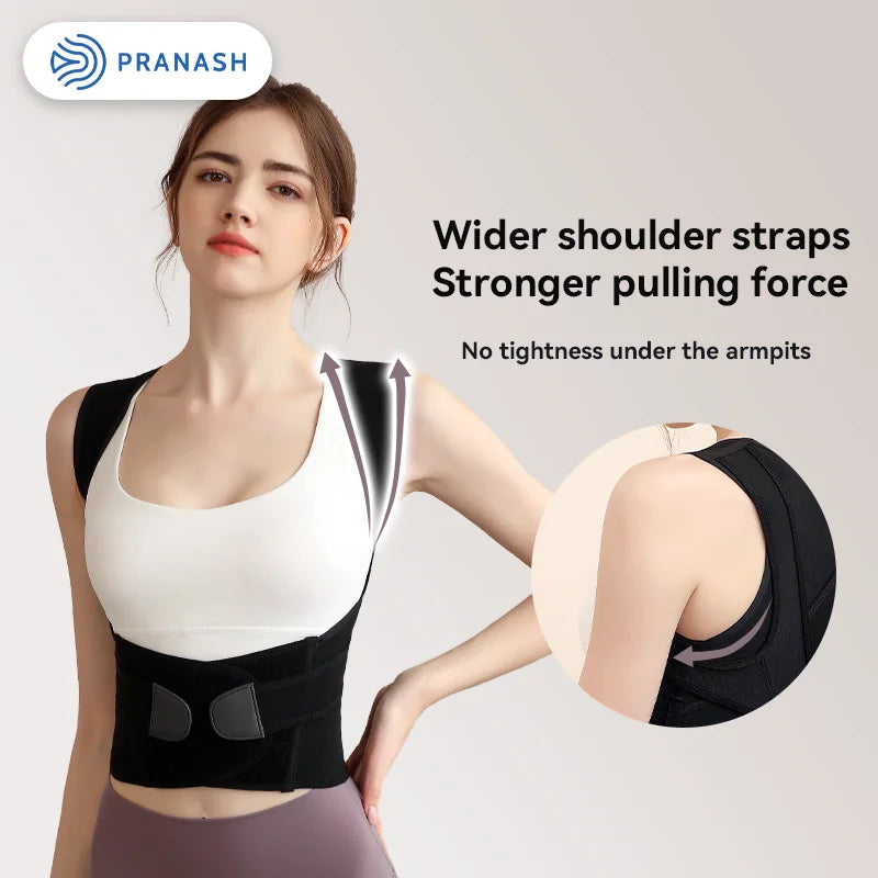 Back Posture Corrector Adjustable Neck Brace Training Equipment Home Office Man Woman Postura Shoulder Support Correction Belt