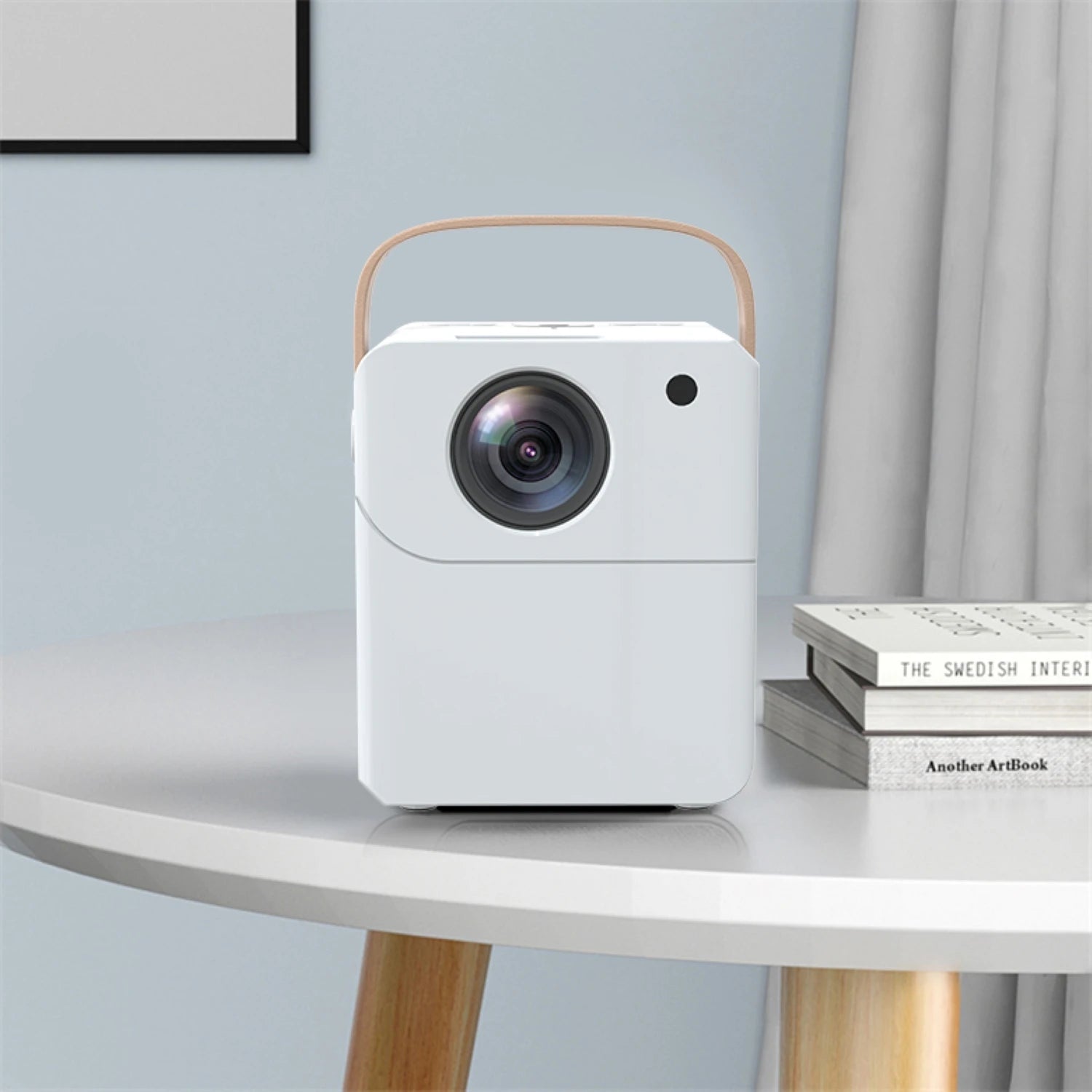 Portable Smart 4K Projector Mini Home Theater Android  Outdoor Wifi Bluetooth LED Video Game Phone Cinema Speaker